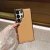 Lychee Leather Pattern Suitable for Samsung S25Edge Mobile Phone Case Electroplating S25u Simple Business S24FE Protective Case