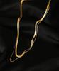Titanium Steel Necklace Women'S O-Chain Lip Chain Plated Real Gold 18K Non-Fading Collarbone Chain Neck Chain Plain Chain