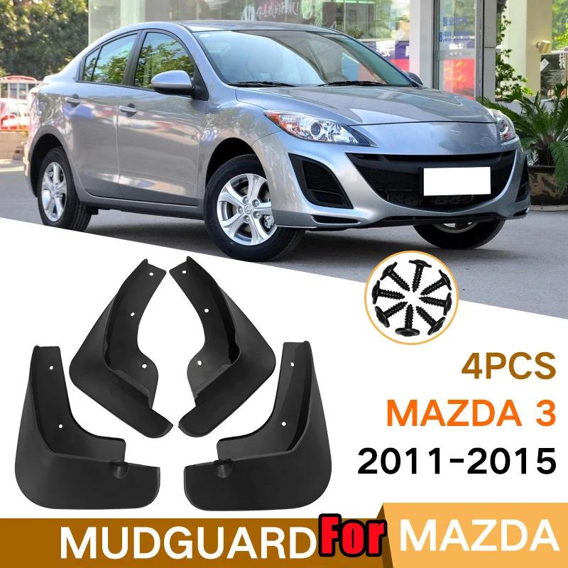 4pcs/Set Mudflaps For Mazda 3 2004-- 2008 2011- Hatchback Hatch Mud Flaps Splash Guards Mudguards Mud Flap Front Rear Fender