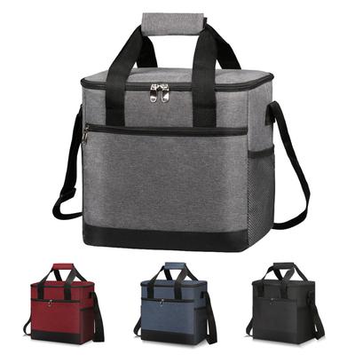 15L Tragbare Thermos-Lunchtasche Lebensmittelbox Langlebig Wasserdicht Büro-Kühltasche Lunchbox Eisgekühltes Etui Camping Oxford Große Tasche