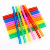 Disposable Flat Mouth Straw Pearl Milk Tea Coarse Straw Plastic Straight Tube