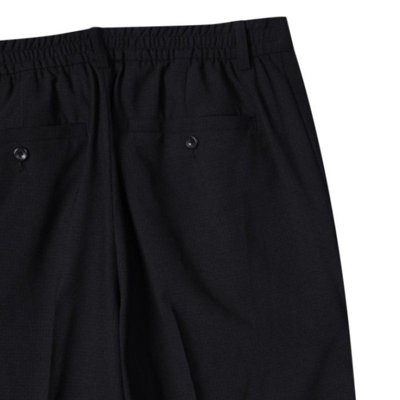 Customellow Black Relax Fit Setup Pants Cwpam25421bkx