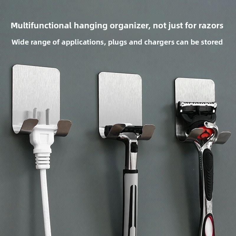 Stainless Steel Shaving Knife Rack, Shaving Knife Hook, Storage Stand, Bathroom Old-fashioned Manual Shaving Knife Holder