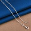 Charming 925 Sterling Silver Exquisite Hollow Heart Necklace Women's Fashion Party Wedding Gift Jewelry