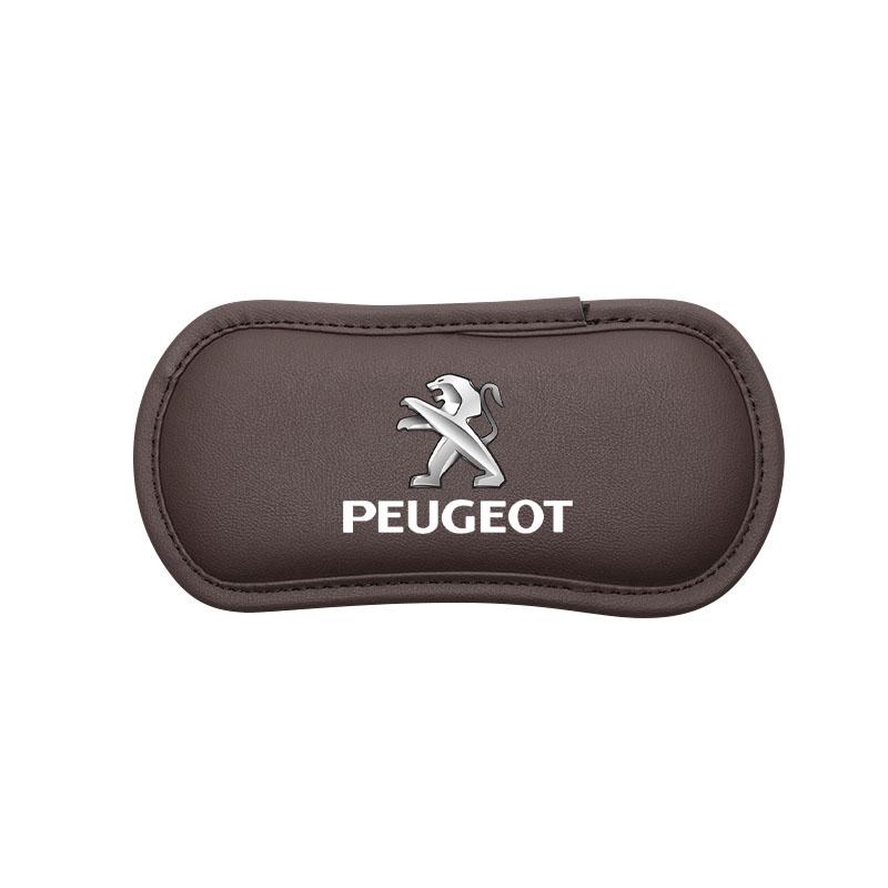 For Peugeot 308 408 508 RCZ 208 3008 2008 206 207 108 406 407 408 206 207 208 306 307 1Pcs Leather Car Pillow Car Knee Pad Elastic Memory Foam Leg Pad