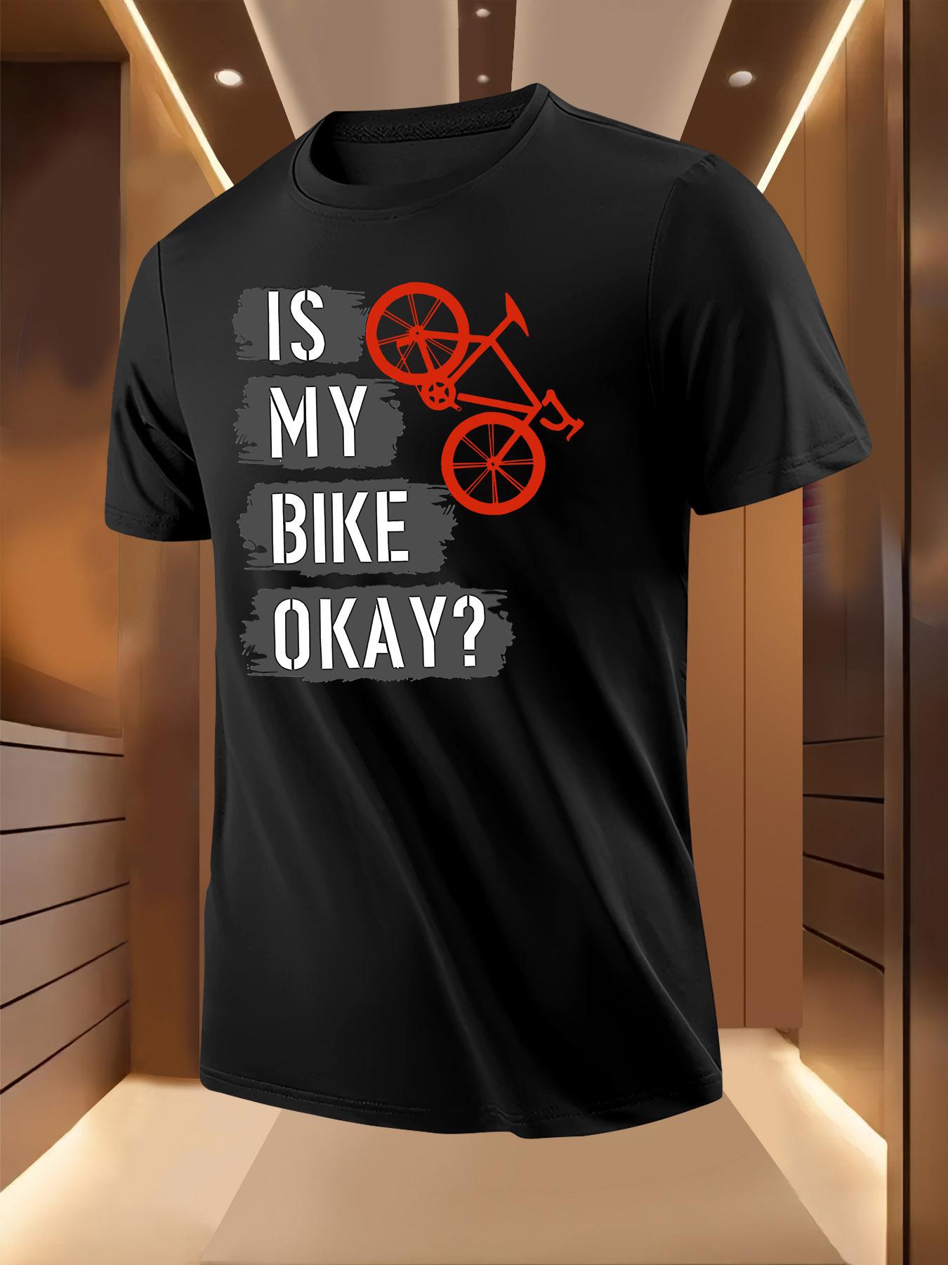 Bicycle Graphic Tshirt Graphic Tshirt - Breathable Lightw... L