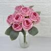 Rose Flower Bouquet For Wedding Photography Home Decor With Silk Material For Celebrations