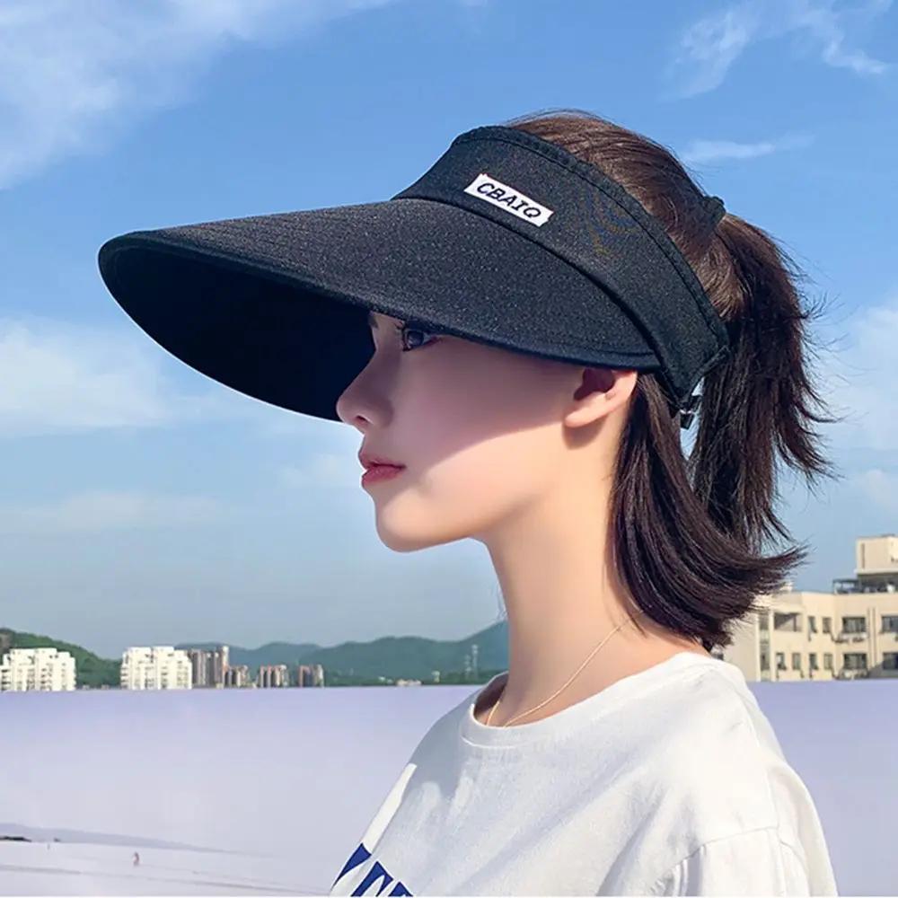 UV Protection Casual Women Cycling Breathable Ladies Sports Hat Summer Sun Cap Empty Top Suncap Visor Beach Cap