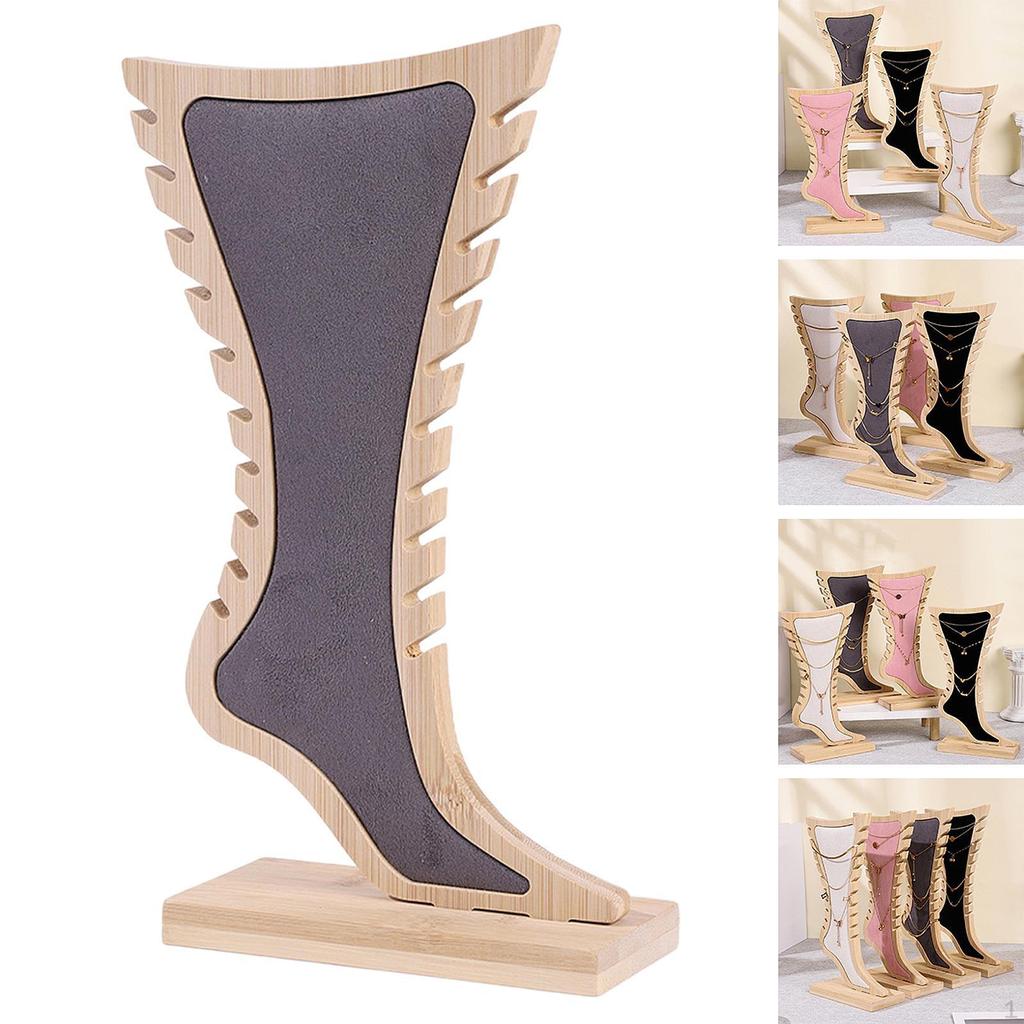 Jewelry Display Board Necklace Space Saving Pendants Chain Stand Holder