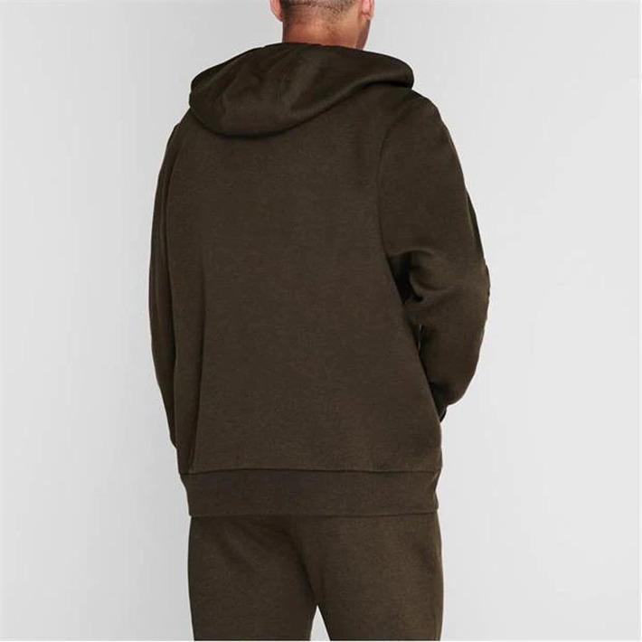 Slazenger Zip-Up Hoodie, Khaki, Size XL