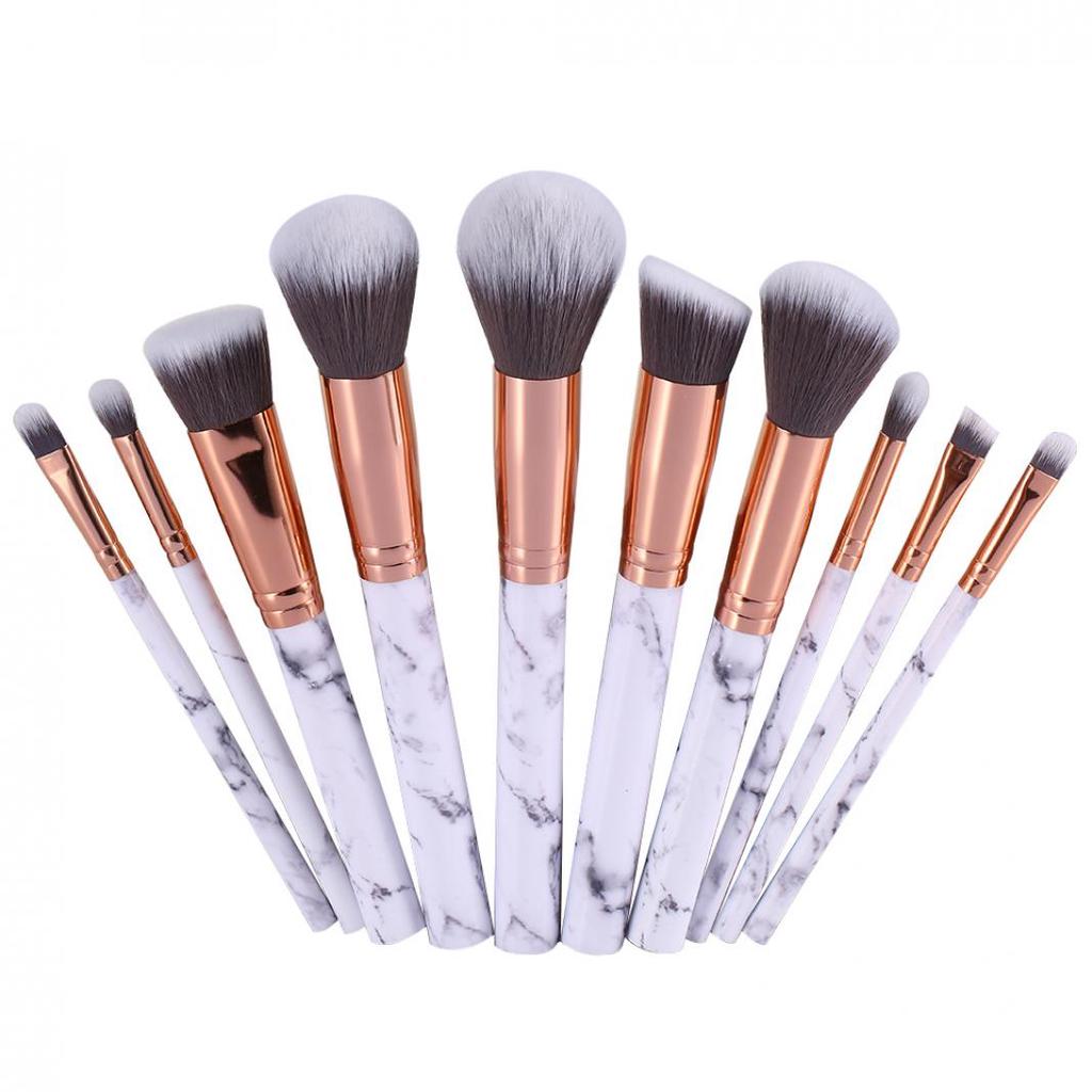 Buy 10Pcs Pro Marble Makeup Cosmetic Powder Foundation Eyeshadow Lip ...