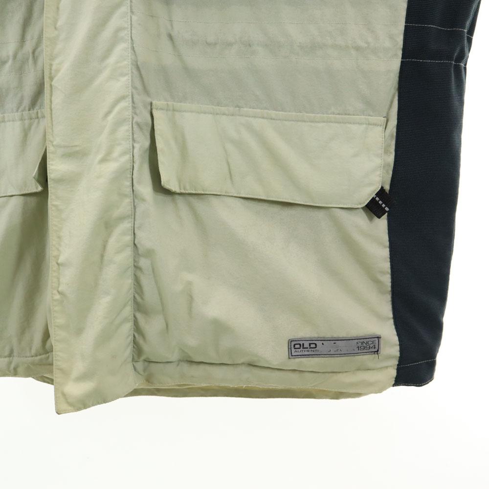 Old Navy Old Batting Jacket L Beige Back Fleece Men's Used