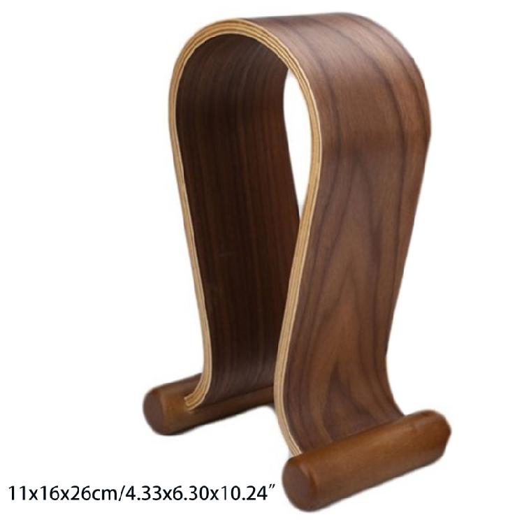 Supporto per Cuffie Headset in Legno per la Casa Display Stand Portaoggetti
