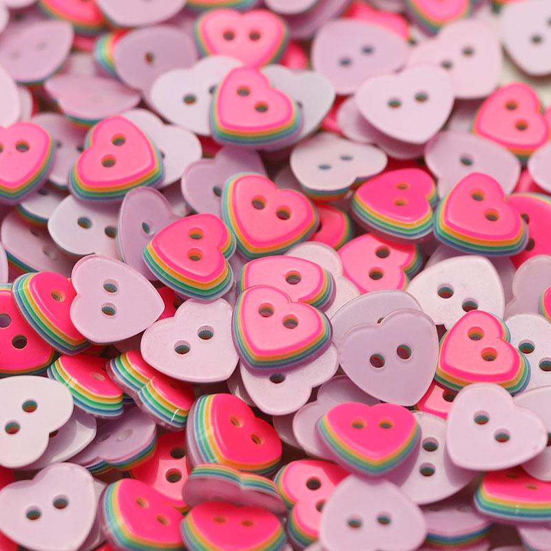 Two Eyes Love Resin Button Girls Style Shirt Dress Decorative Button Versatile Knitted Cardigan Button