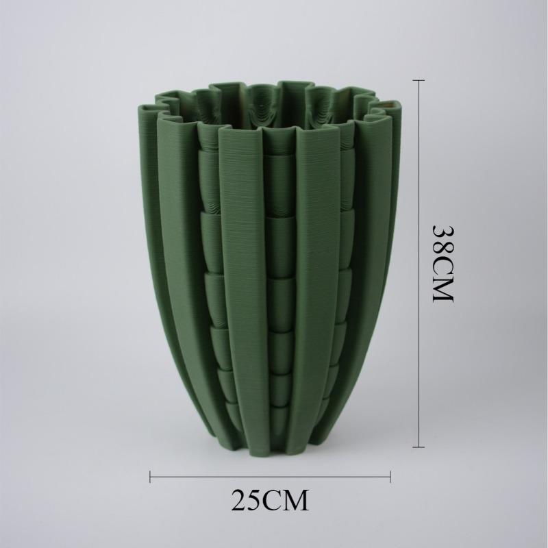 Ceramic Vase Unusual Shape Luxury Elegant Flower Vases Irregular Minimalist Plant Pot Home Desktop Ornaments Decorative Vase