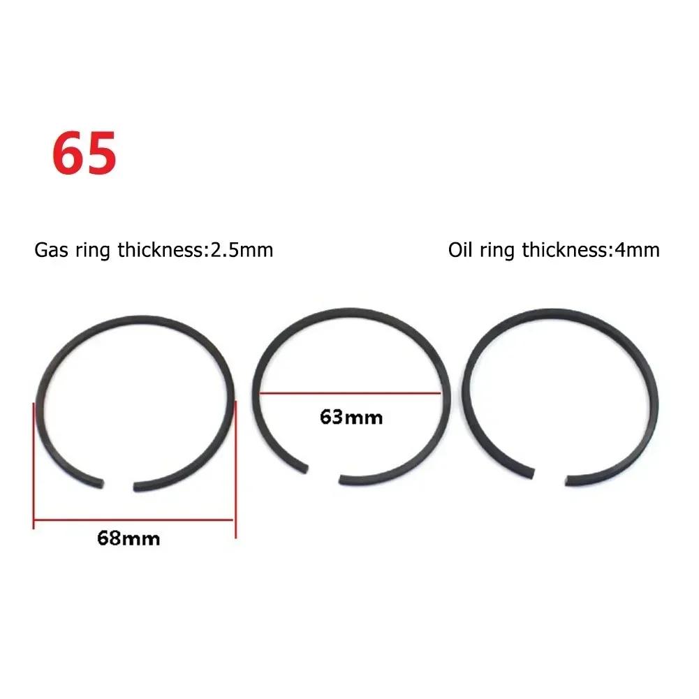3 τεμάχια 42mm 47mm 48mm 51mm 52mm 65mm Δακτύλιος Εμβόλου Πνευματικά Εξαρτήματα Για Αντικατάσταση Κυλίνδρου Συμπιεστή Αέρα