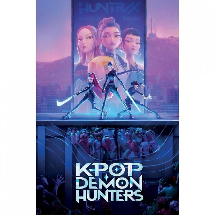 K-Pop Lovci démonů Klíčový art Maxi tisk