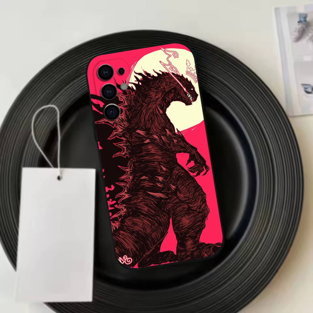 Japan Monster G-Godzillas   Phone Case For Samsung S25,S24,S21,S22,S23,S30,Ultra,S20,Plus,Fe,Lite,Note,10,Black Cover