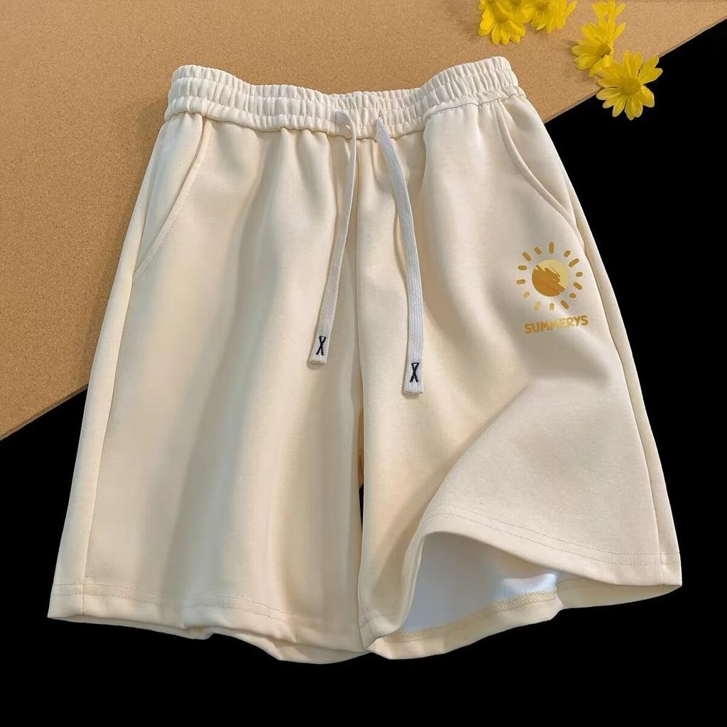 Retro New Shorts Men's Summer Loose Mid-trousers High Street Sports and Casual Five-point Pants