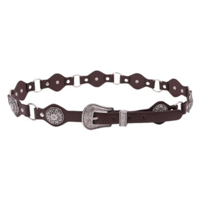 Belt Ladies Engraved Disc Rivet Accessories Splicing Belt Accessories Belt
