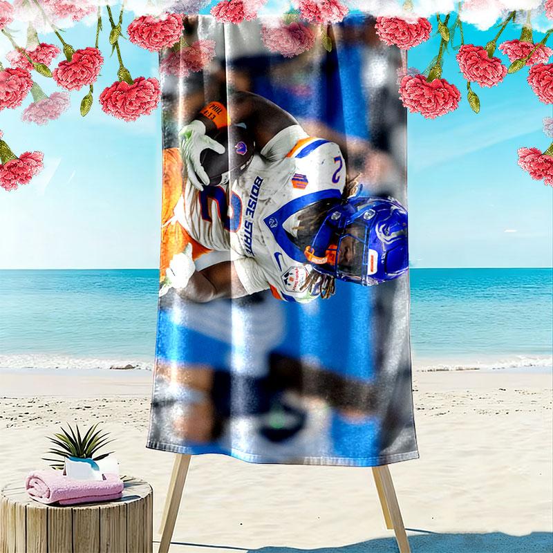 Ashton Jeanty Print Beach Towel, Large Soft Quick Dry Towel for Beach Camping Swimming