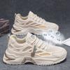 New Spring Running Shoes Men's Breathable Mesh Casual Sports Dad Shoes Non-slip Heightening Shoes Men's