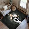 Juventus Celebration Moment Floor Mat Design for Kitchen Decorate Room Dormitory Study Room Anti-slip Rug Office Home Decor Wedding Party Gift