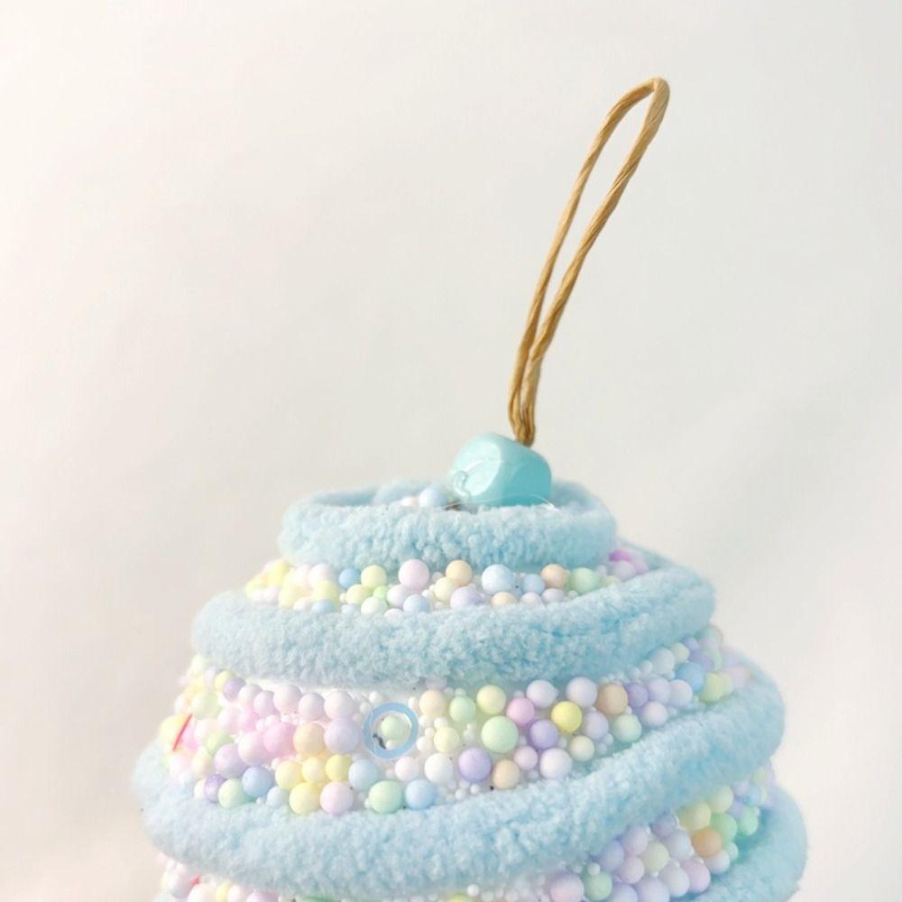 Macaron Color Christmas Tree Ornament Foam Christmas Decorations Christmas Balls Pendant  Pendant