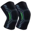 Knitted Nylon Sports Knee Pads Elastic Cycling Running Protective Gear Four-sided Fitness Knee Leggings