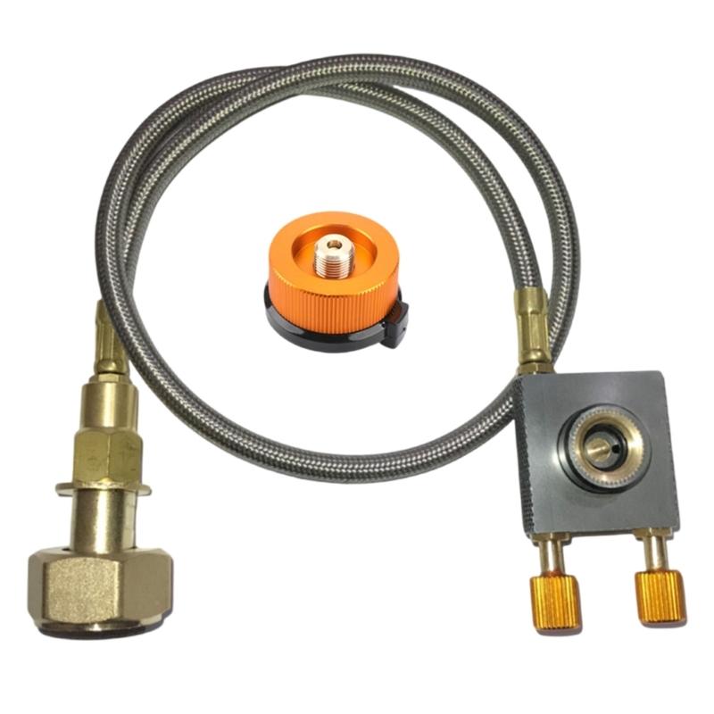 Langlebigkeit Gasanschlüsse Universeller Gasadapter Campingkocher Kartuschenkonverter für sicheres und bequemes Kochen im Freien