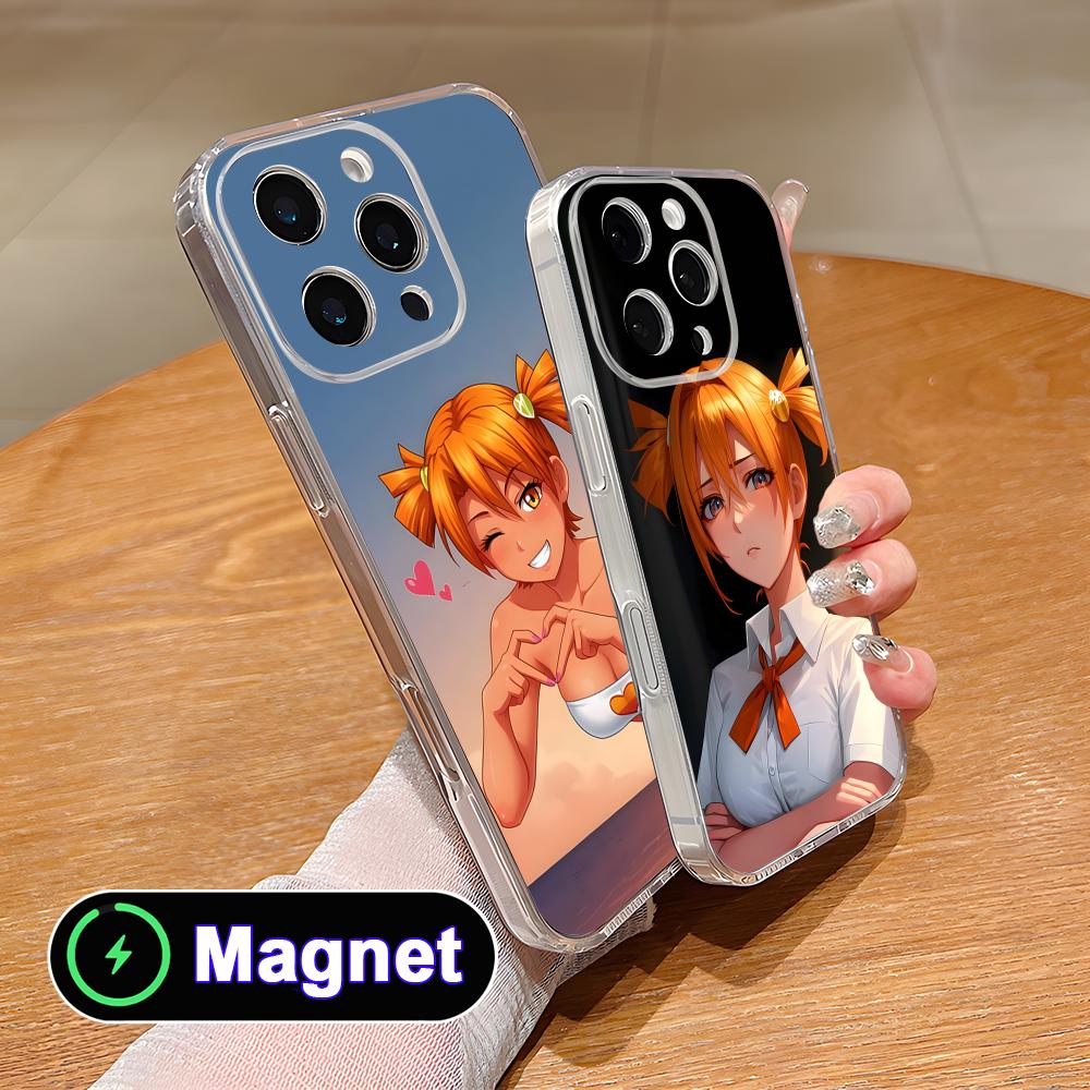 Coque de téléphone portable Magsafe Transparente Everlasting Summer Alisa pour iPhone 17 16 15 14 13 12 11 Air Pro Max Plus Mini Housse Colorée