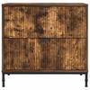 Nightstand Smoked Oak 63.5 x 36 x 61 cm Particleboard