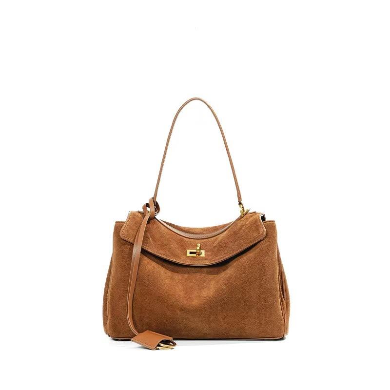 New Commuter Style Rodeobag Crossbody Leather Tote Bag Women's Bag Large Capacity Premium Underarm Bag