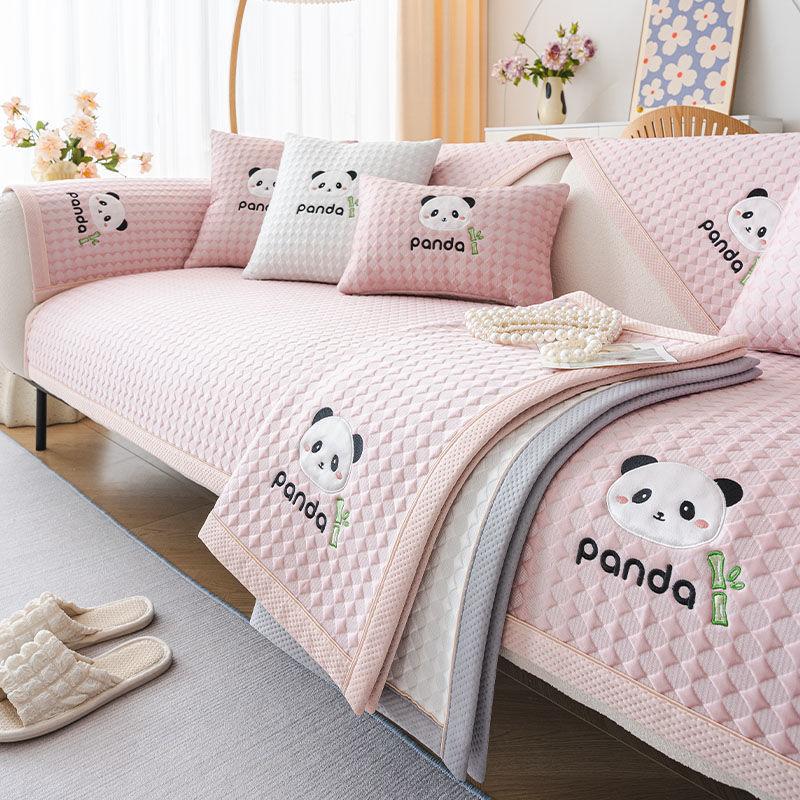 Sofa Cushion Cool In Summer Doudou Non-Slip Seat Cushion  New Modern Simple Mat Sofa Cover Cool Cushion