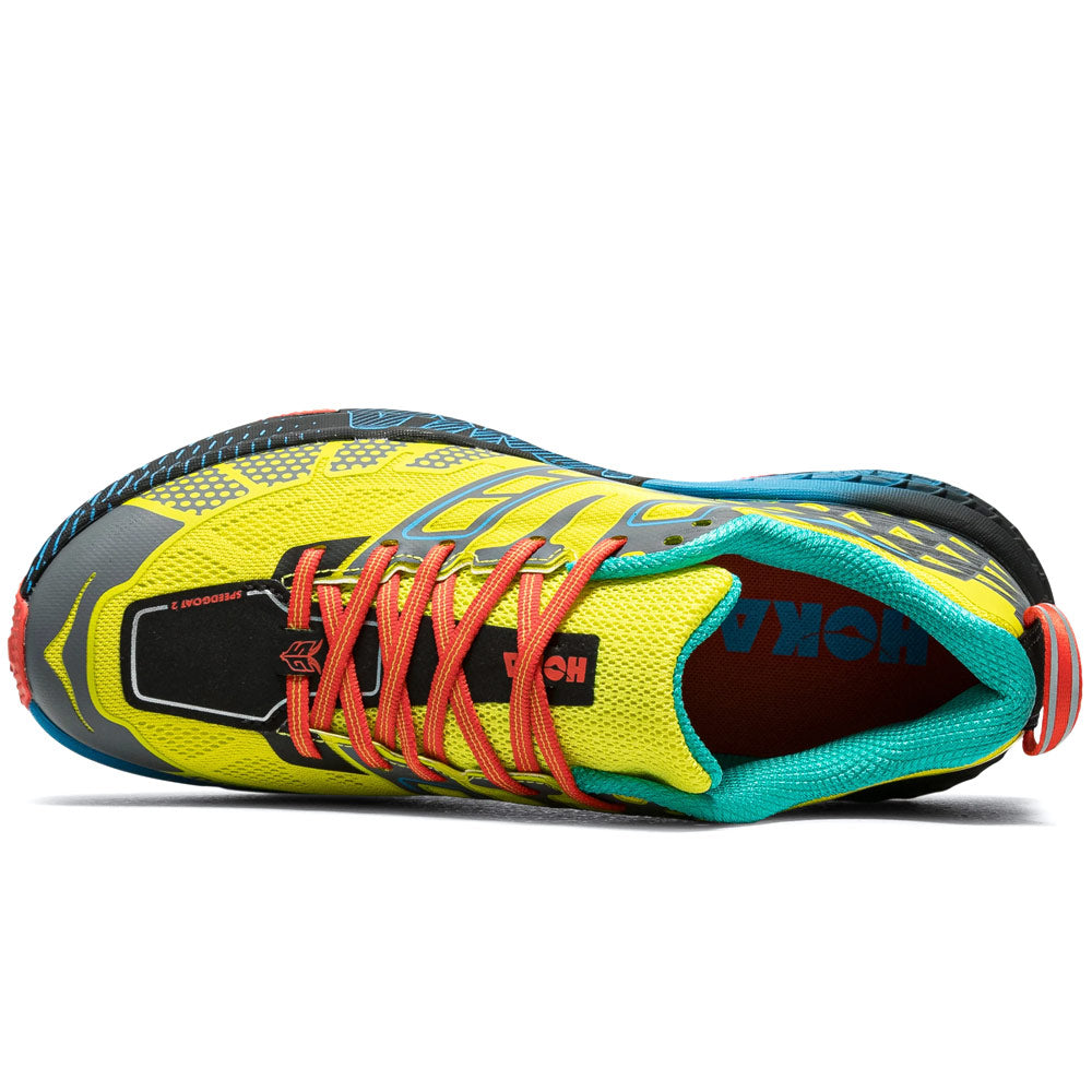 HOKA Speedgoat 2 Low Citrus Blue Unisex Sneakers Yellow Hoka-Citrus Hoka-Blue 1162710-HSH