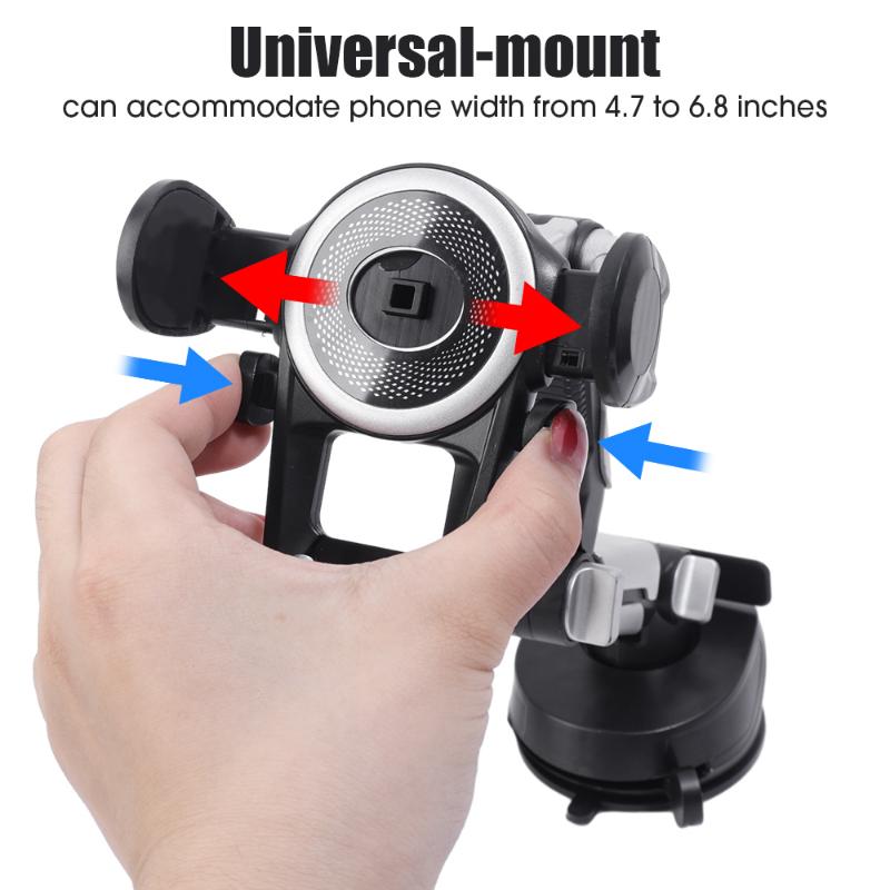 Saugnapf-Autotelefonhalter Dash Windschutzscheibenhalterung Ständer Parkschilder Mobile Handyunterstützung für IPhone 14 13 Pro Xiaomi Huawei Samsung