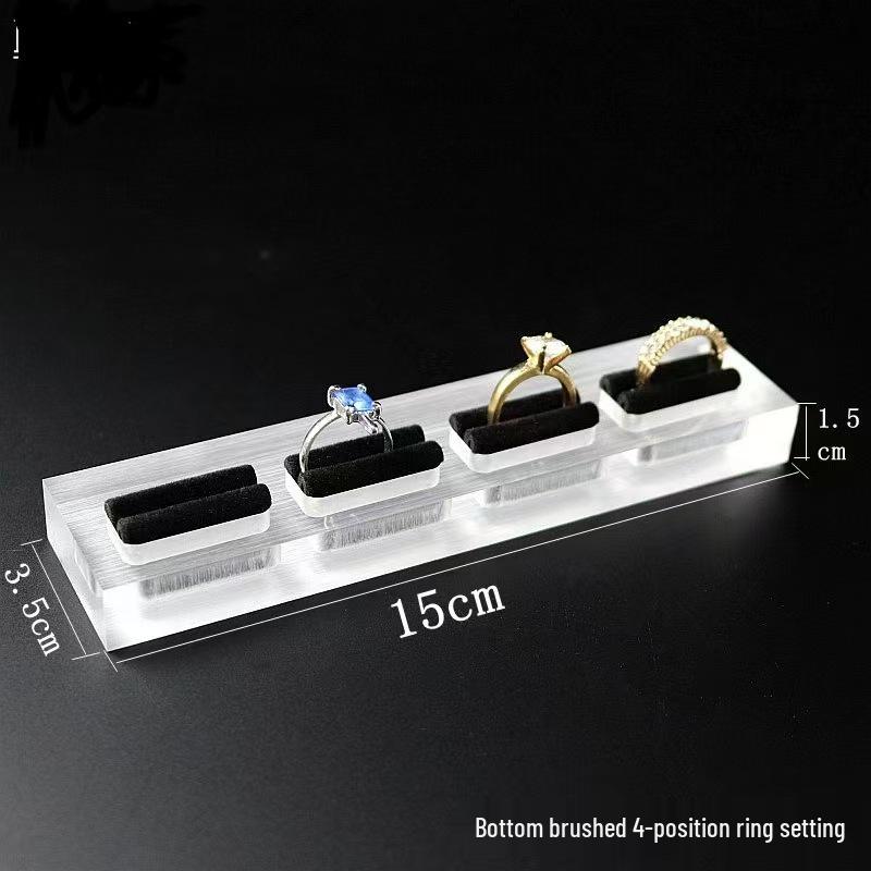 High-End Acrylic Jewelry Display Stand and Earring Tray