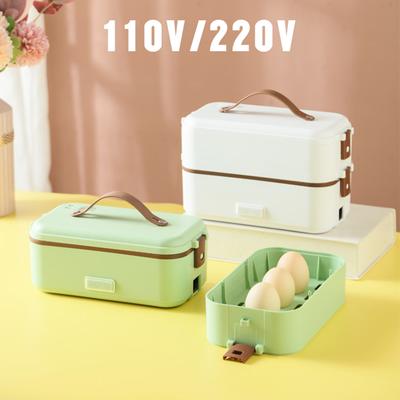 110V/220V Lunch Box Food Container Portable Electric Heating Insulation Dinnerware Food Storage Container Bento Lunch Box