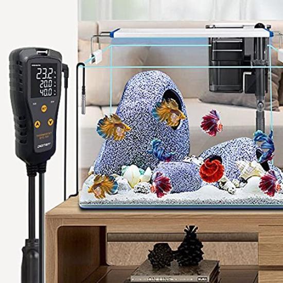 DIGITEN Temperaturregler DTC151 Digitaler Thermostat Steckdose Temperaturregler 110V 15A Reptilienthermostat Gewächshaus Temperaturregler