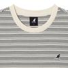 Kangol Women S T ShirT 2847 Navy fineSSe STripe