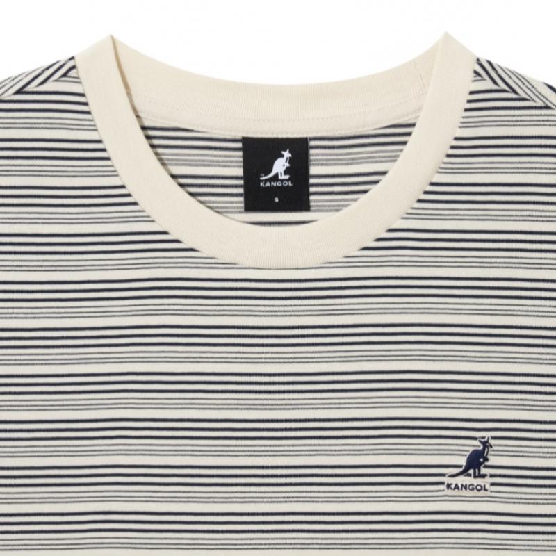 Kangol Women S T ShirT 2847 Navy fineSSe STripe