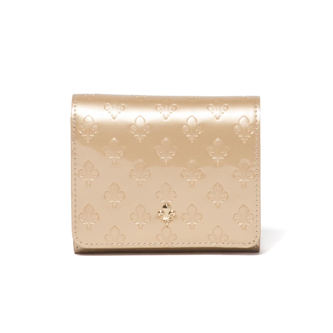 

Кошелек-бифолд Patrick Cox Glitter Lily с эмалевым глиттерным узором Kings, золото (PXLWDBS1) золотой