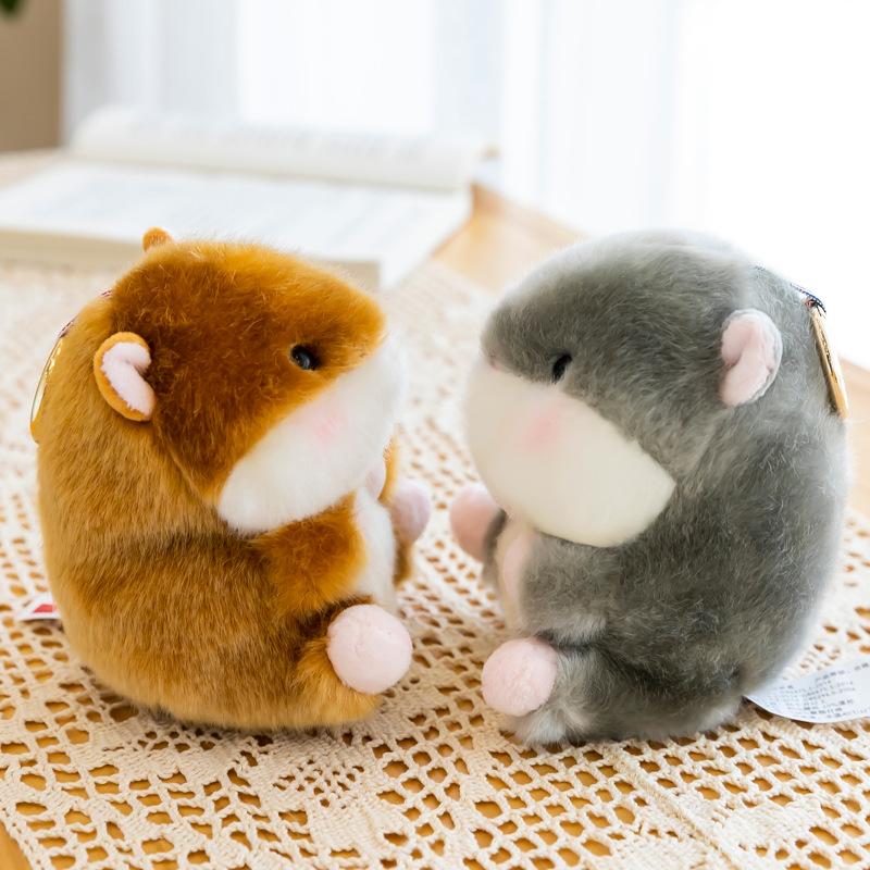 Soft and Cute Spherical Plush Pendant Panda Doll Rabbit Backpack Hanging Pink Pig Keychain Event Gift