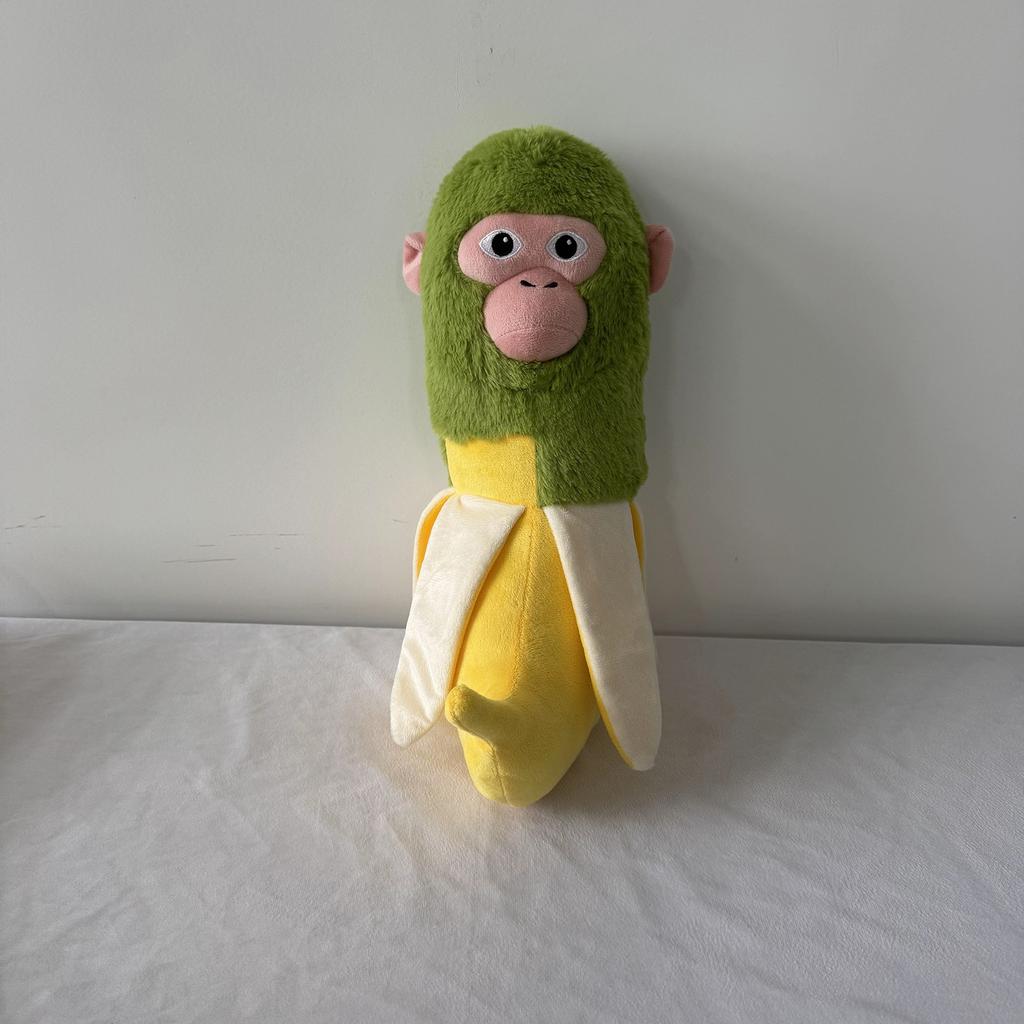 Both Boys And Girls Love Soft Cushions For The Banana Monkey Plush Toy