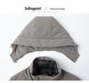 Men's Hooded Down Jacket with Removable Liner, 3-in-1 Design for Middle-Aged and Elderly.