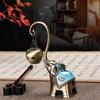 LASODY Elegant Elephant-Shaped Metal Incense Holder Sandalwood Scented Ideal for Christmas Easter Thanksgiving Father'S Mother'S Day Gifts