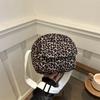 Korean version of fashion niche design soft-sided casual leopard print shoulder messenger bag 2025 autumn new shopping commuter bag