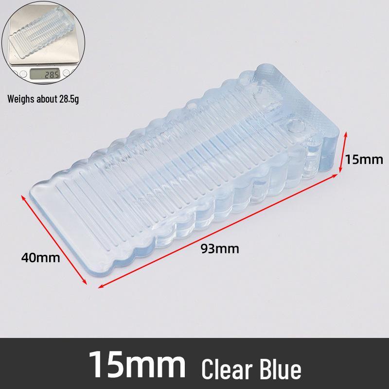 Windproof Non-Slip Door Stopper: Anti-Collision and Anti-Pinch Rubber Wedge