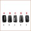 Leather Rope Ring Car Key Case Cover for Toyota Prado Land Cruiser Highlander CROWN HARRIER RAV4 C-HR Camry ALLION COROLLA Prius