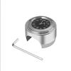 Aluminium Leuchtende Quarzuhr 22-25mm Motorrad Roller Fahrrad Lenker Halterung Uhr Zeit Display Uhr Moto Zubehör